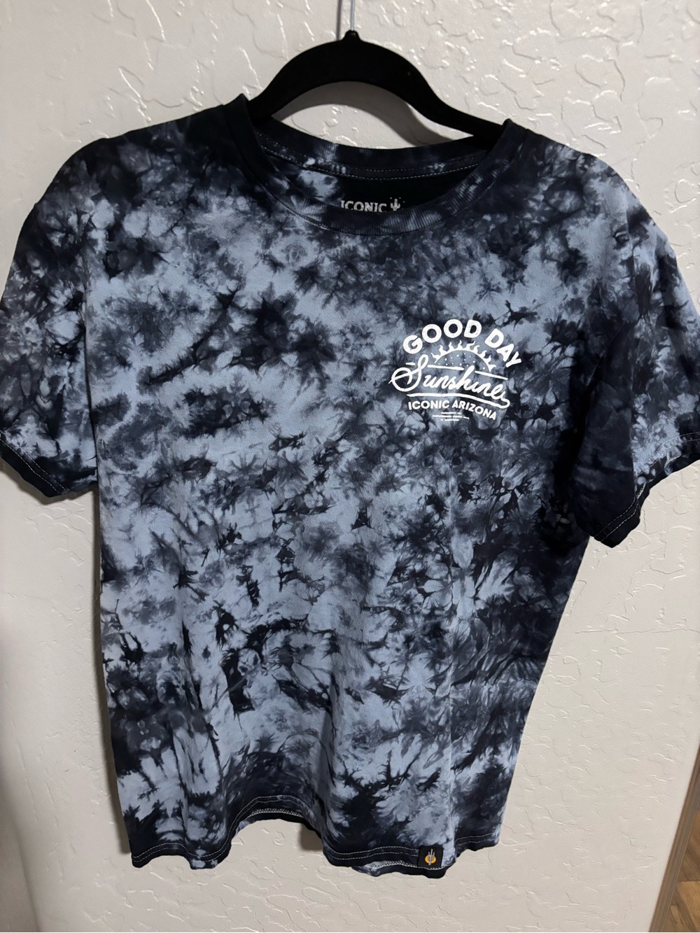Iconic Arizona Company blue  Tie-Dye Short Sleeve Tee